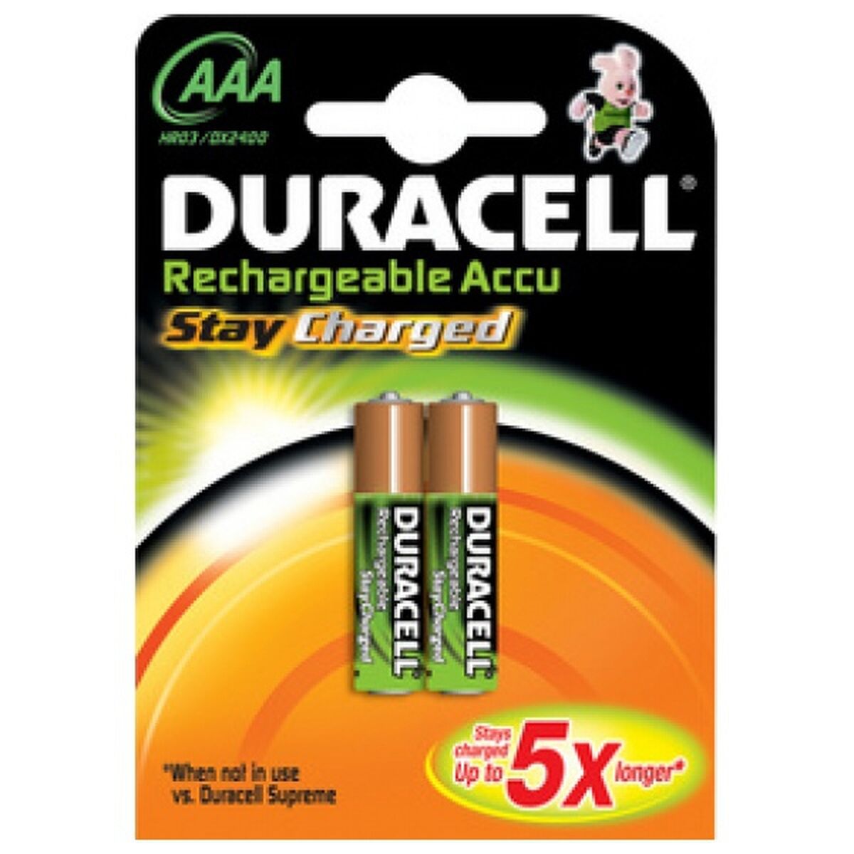 Rechargeable Batteries DURACELL HR03 1.2 V AAA (2 Units) Rechargeable Batteries DURACELL HR03 1.2 V AAA (2 Units)