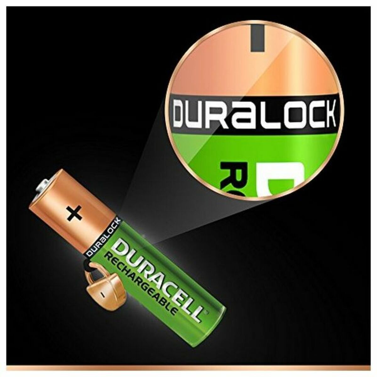 Rechargeable Batteries DURACELL DURHR03B4-850STCX5 1,2 V AAA (4 Units)