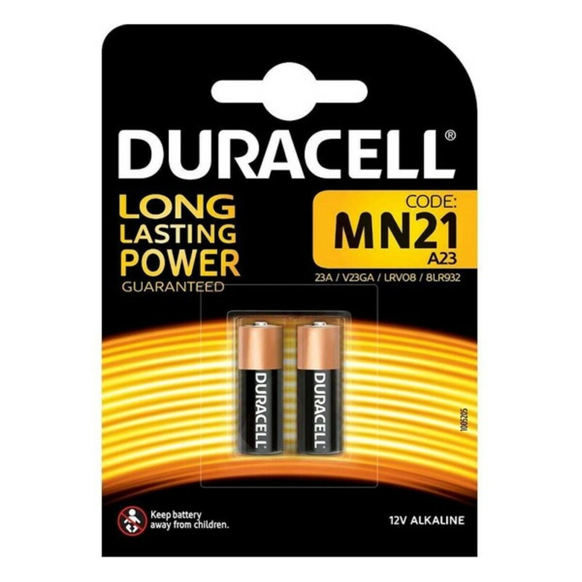 Batteries MN21B2 DURACELL MN21 (2 pcs) 12 V Batteries MN21B2 DURACELL MN21 (2 pcs) 12 V