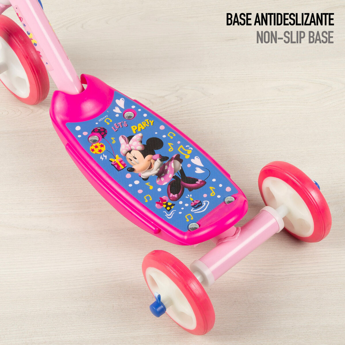 Scooter Minnie Mouse Rubber Metal Plastic Pink