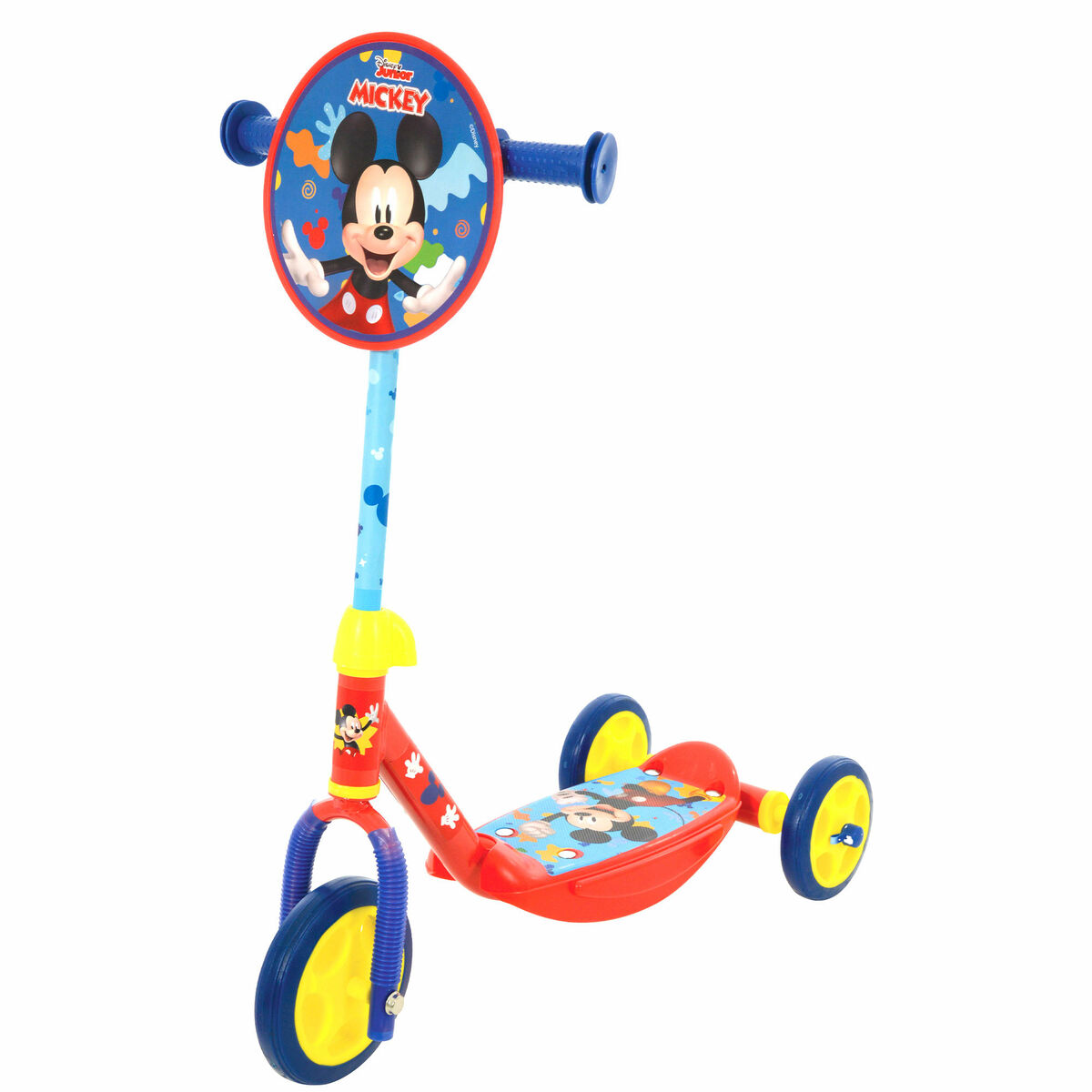Scooter Mickey Mouse Rubber Metal Plastic Blue Scooter Mickey Mouse Rubber Metal Plastic Blue