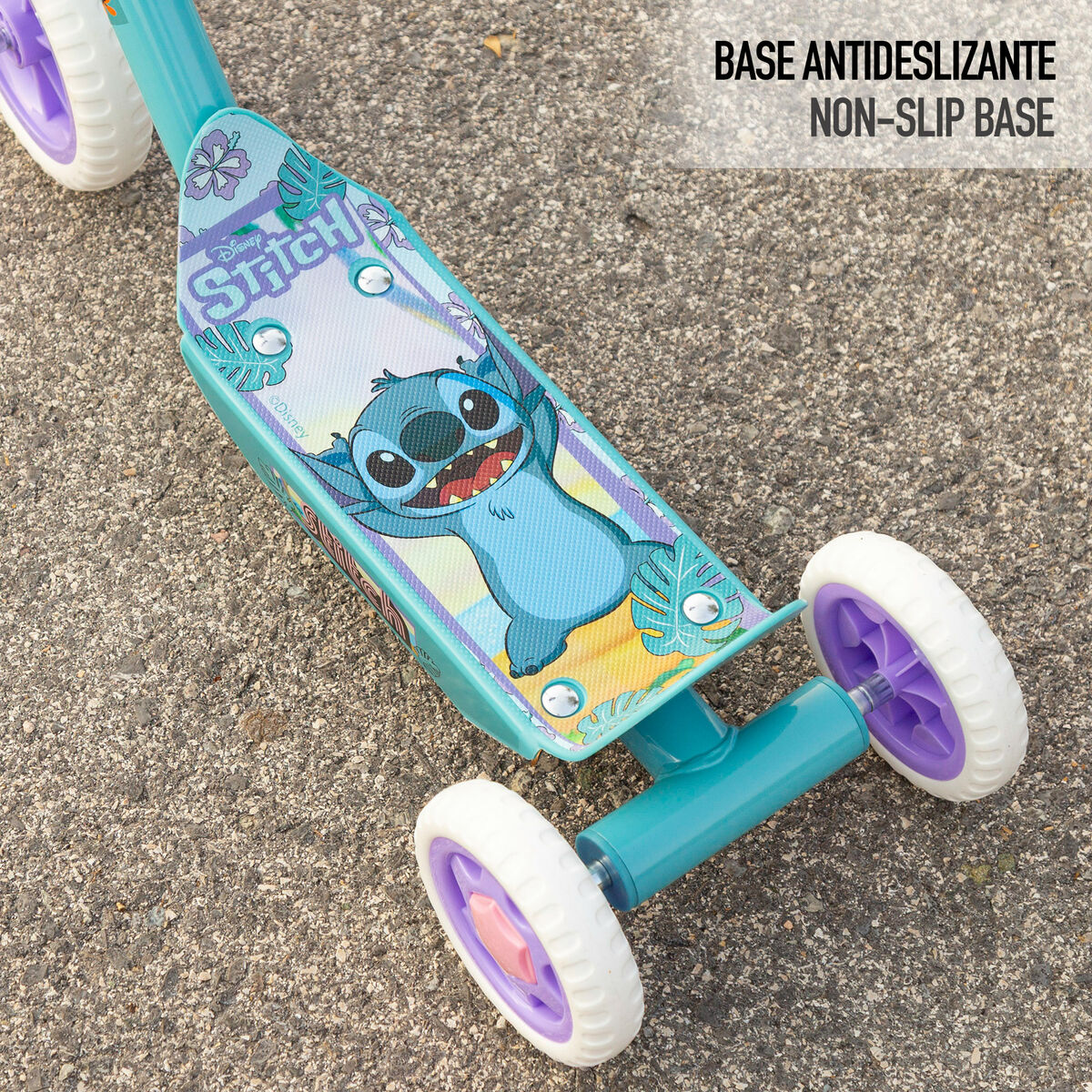 Scooter Stitch Rubber Metal Plastic Blue