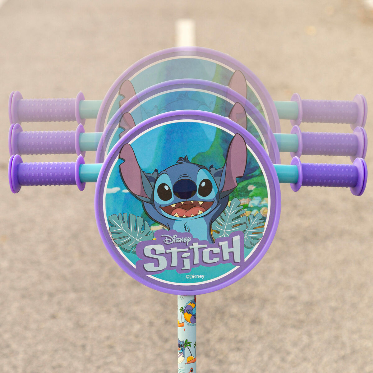 Scooter Stitch Rubber Metal Plastic Blue