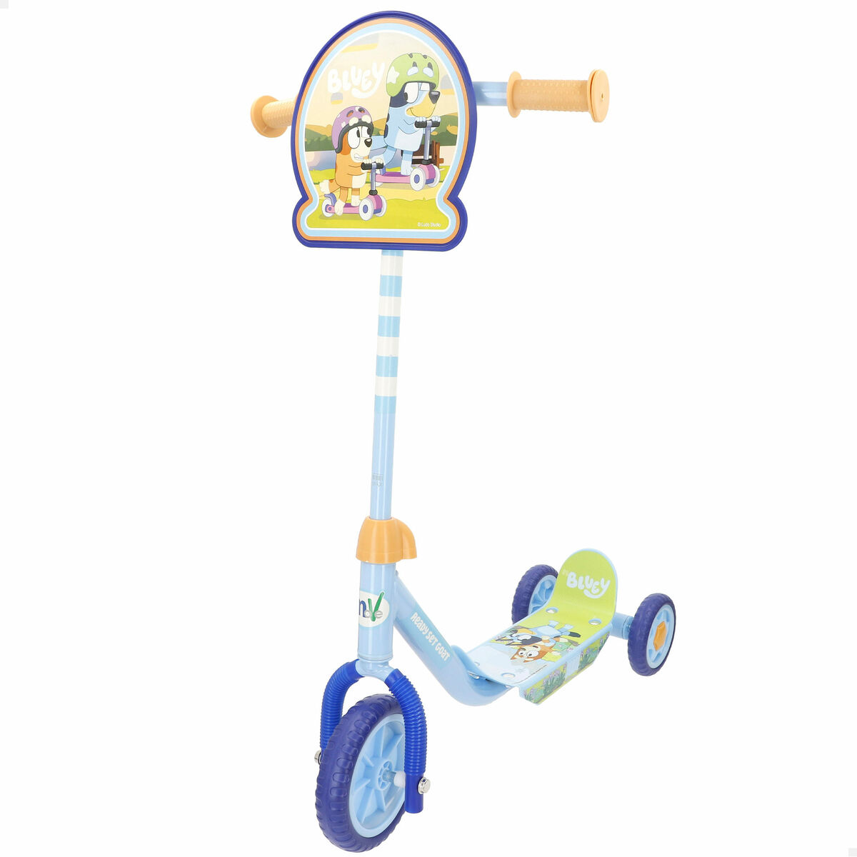 Scooter Bluey Rubber Metal Plastic Scooter Bluey Rubber Metal Plastic