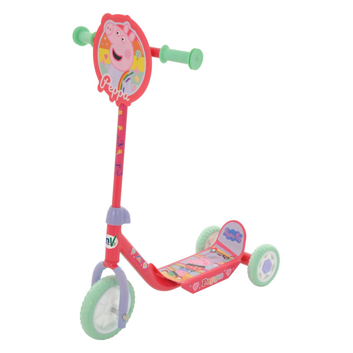 Scooter Peppa Pig Rubber Metal Plastic