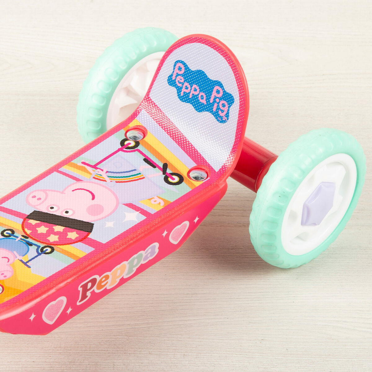 Scooter Peppa Pig Rubber Metal Plastic