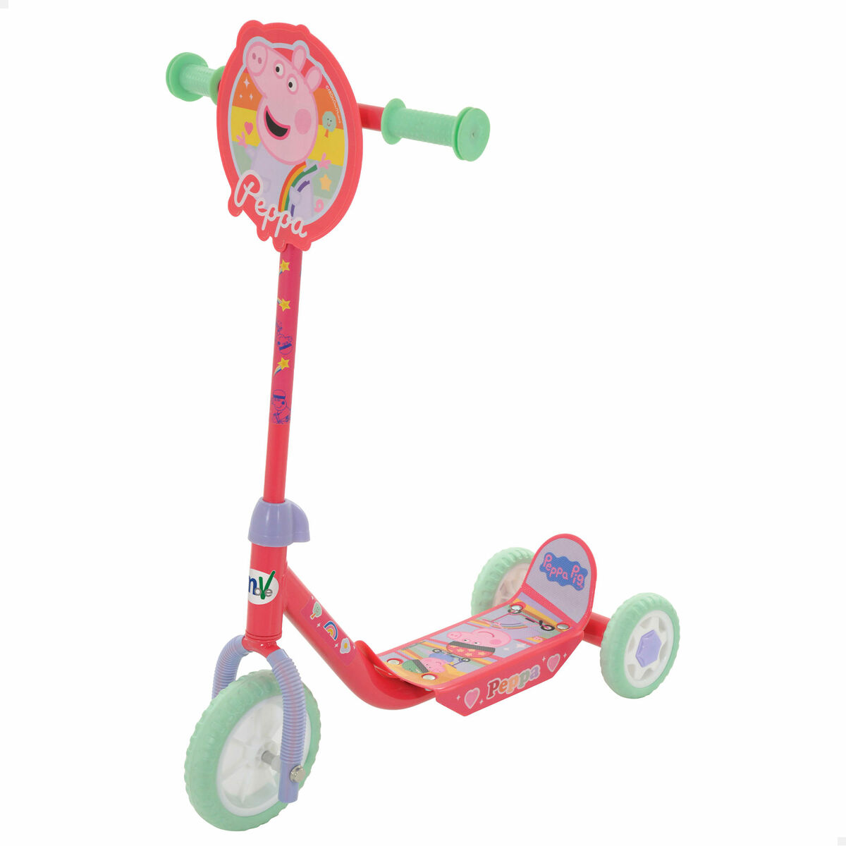 Scooter Peppa Pig Rubber Metal Plastic Scooter Peppa Pig Rubber Metal Plastic