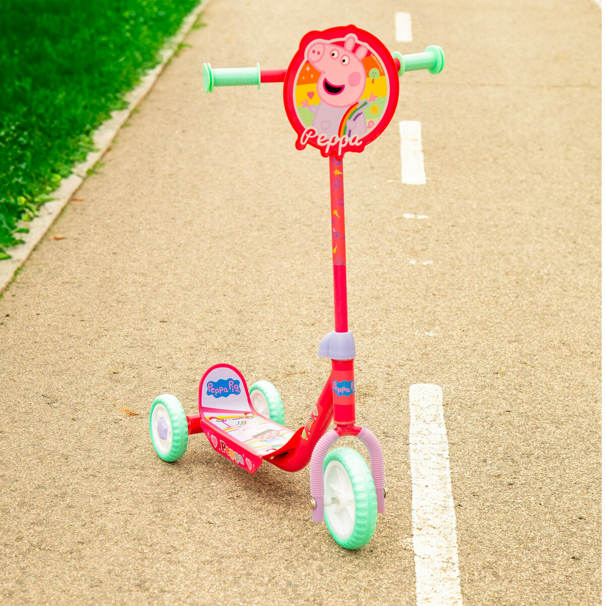Scooter Peppa Pig Rubber Metal Plastic
