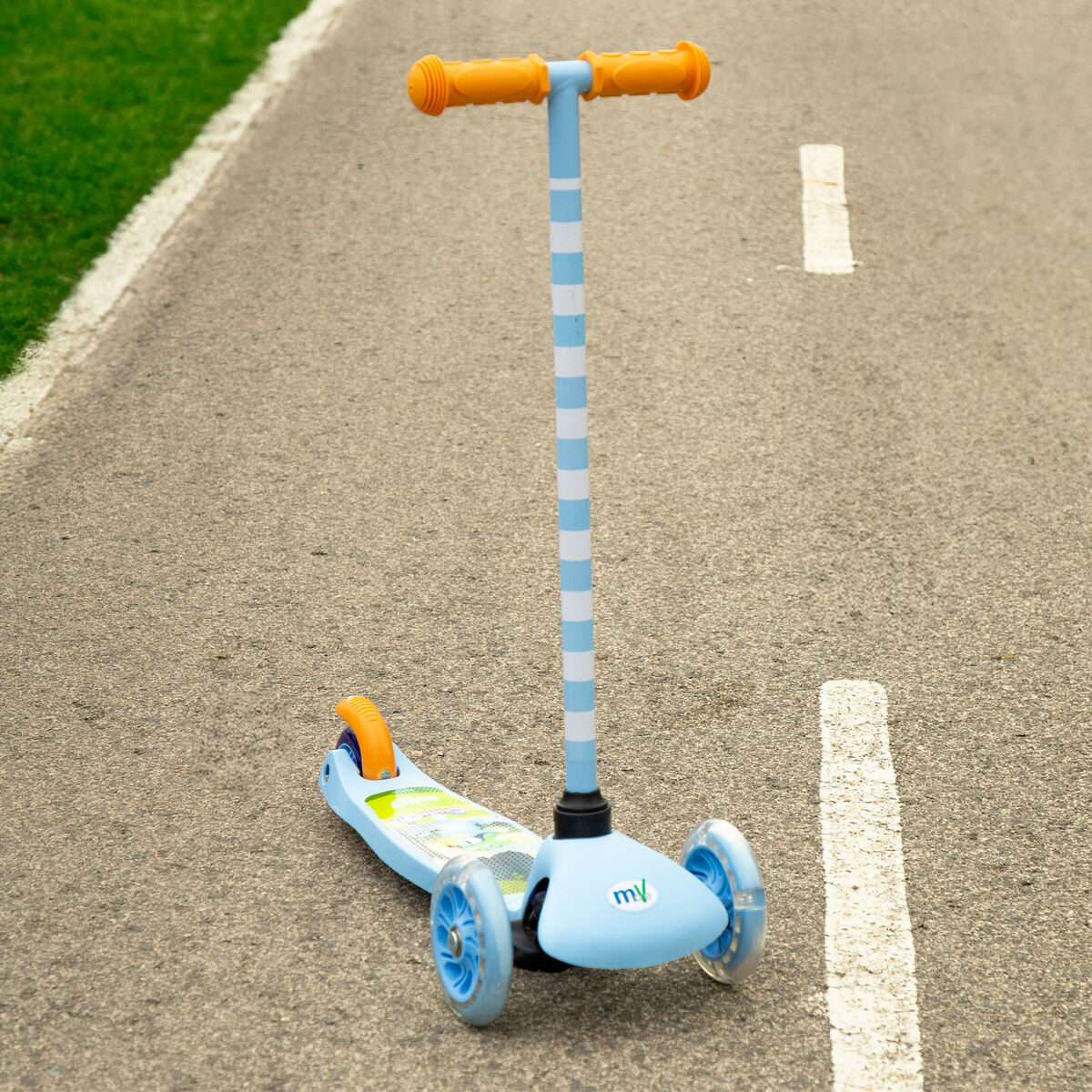 Scooter Bluey Rubber Metal Plastic Blue