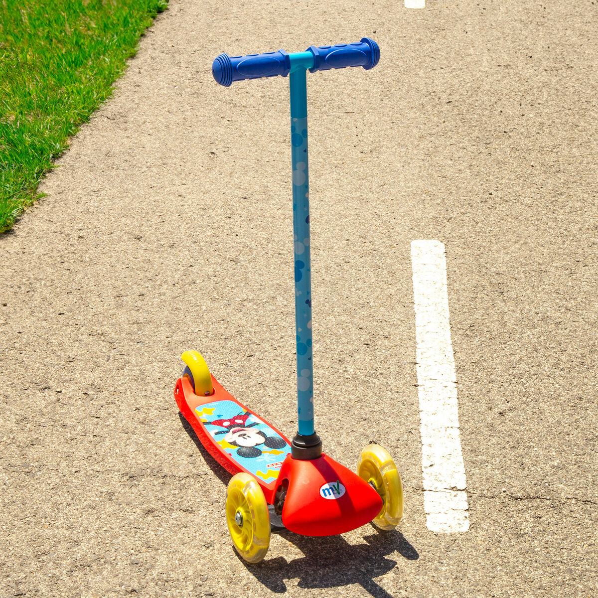 Scooter Mickey Mouse Rubber Metal Plastic