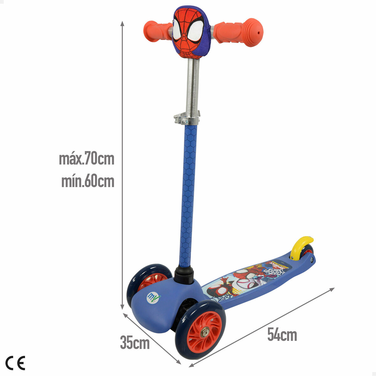 Scooter Spidey Metal Plastic Multicolour