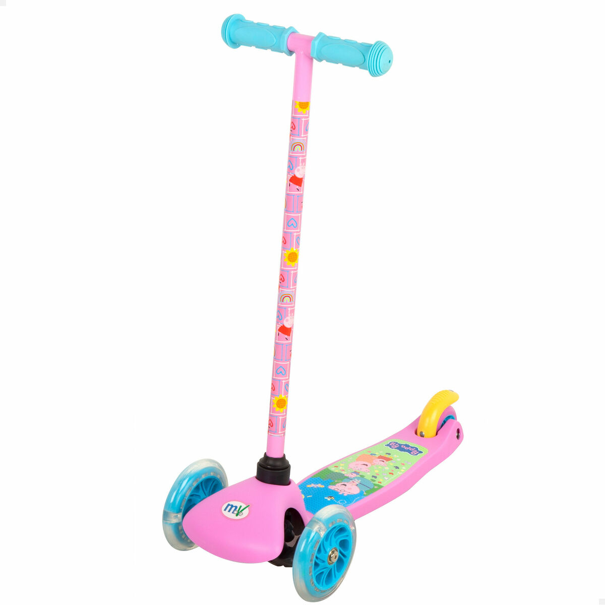 Scooter Peppa Pig Rubber Metal Plastic Scooter Peppa Pig Rubber Metal Plastic