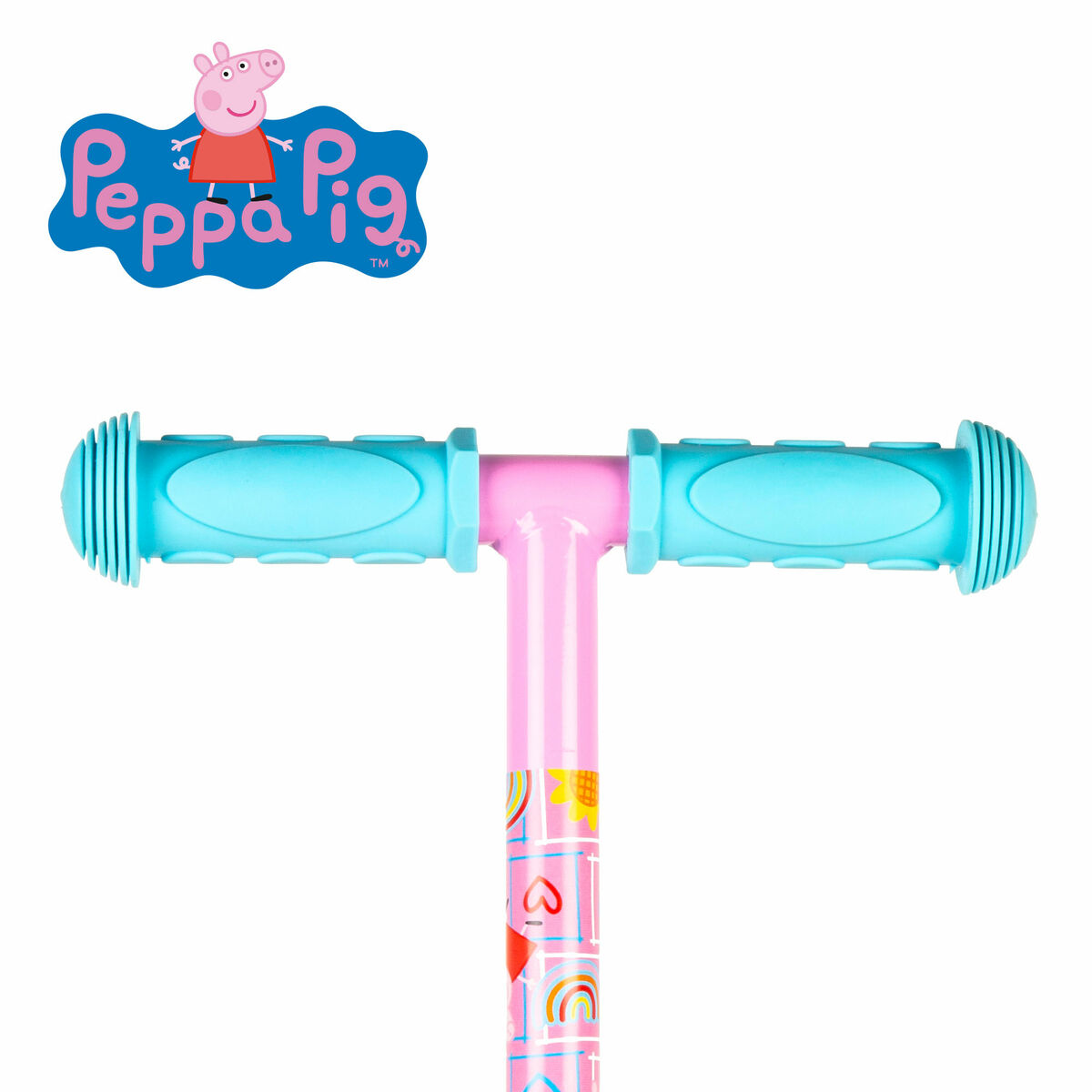 Scooter Peppa Pig Rubber Metal Plastic