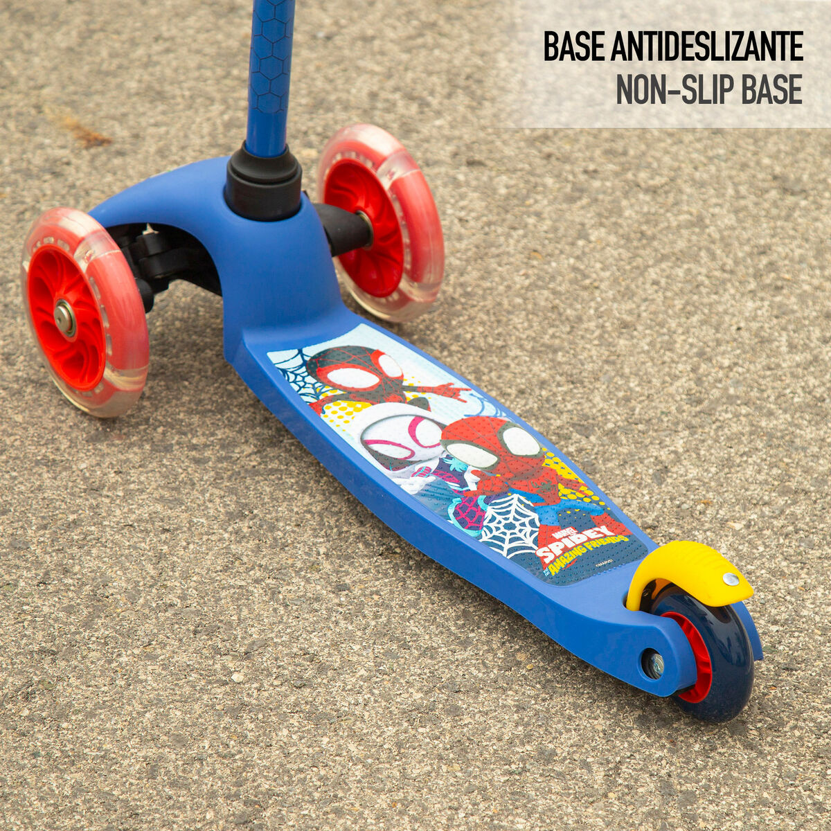 Scooter Spidey Rubber Metal Plastic