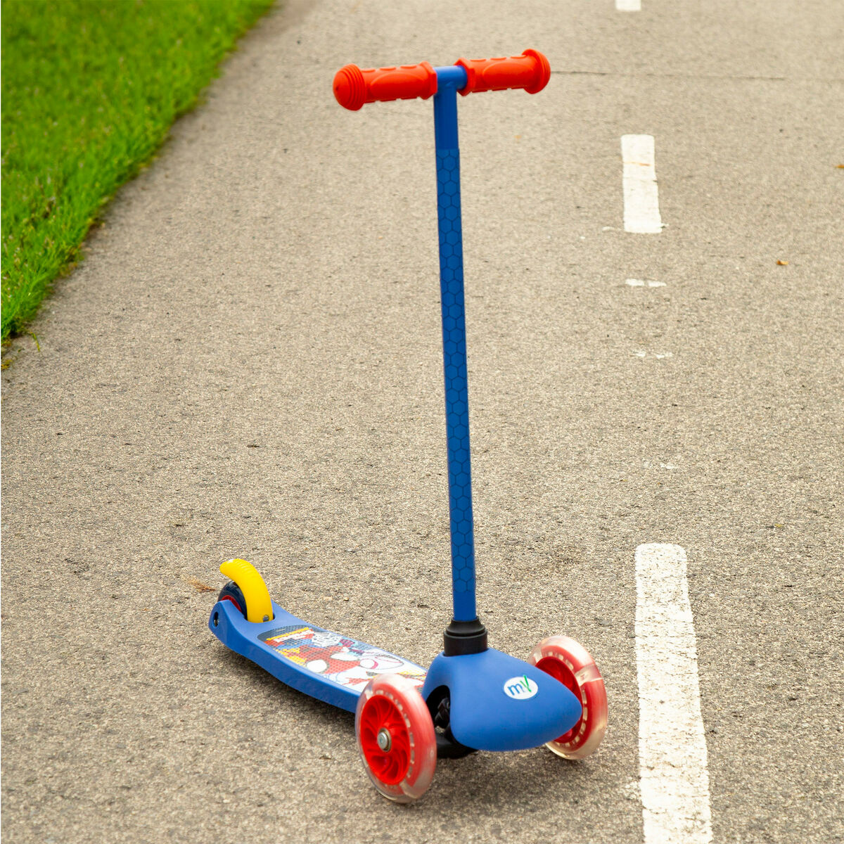 Scooter Spidey Rubber Metal Plastic