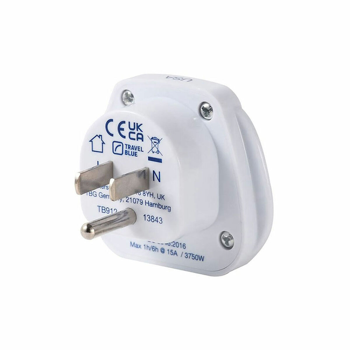 Universal Travel Power Adapter Travel Blue TB-912 United States AC x 1