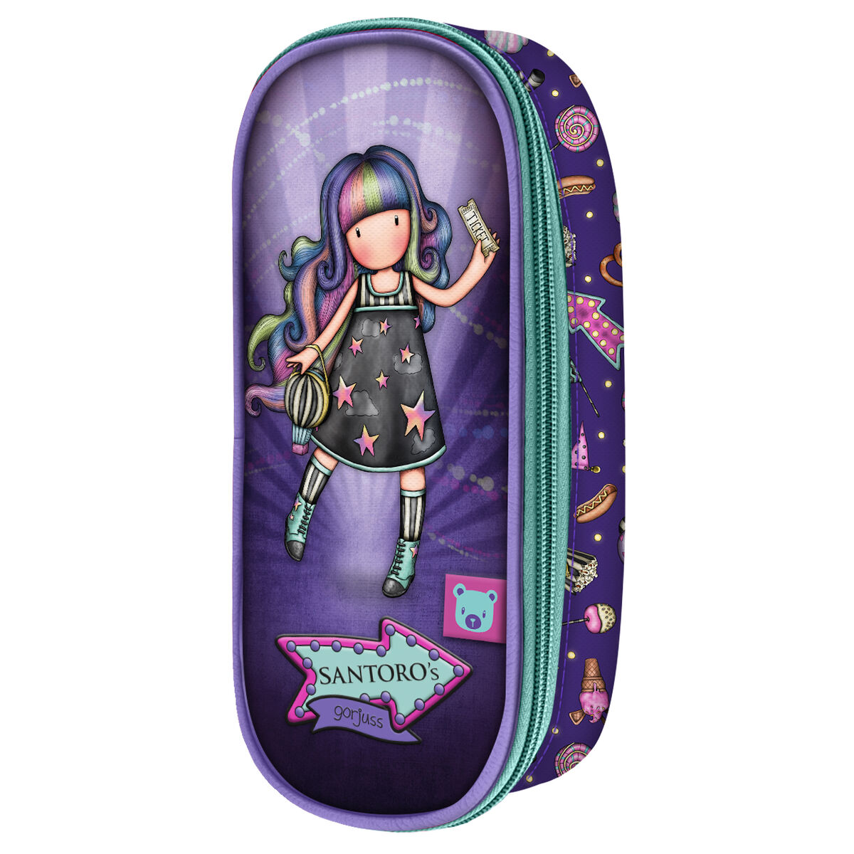 School Case Gorjuss Up and away Purple (10 x 23 x 6 cm) School Case Gorjuss Up and away Purple (10 x 23 x 6 cm)