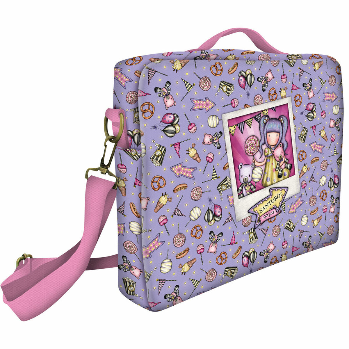 Laptop Case Gorjuss First prize 14,1” Lilac (37.5 x 29.5 x 6 cm)