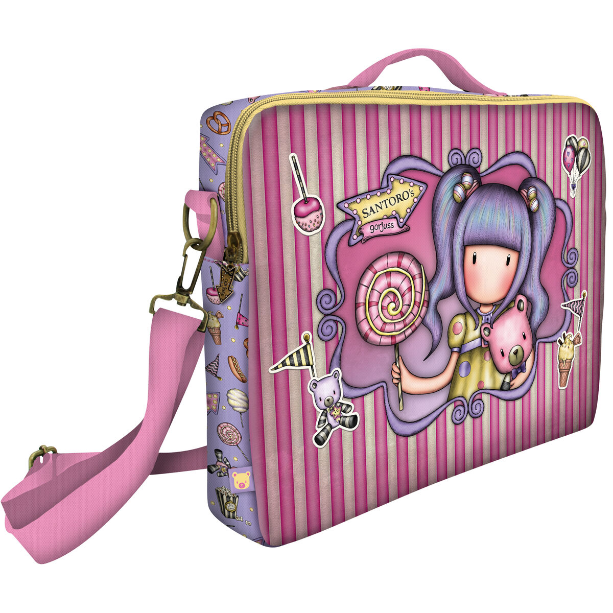 Laptop Case Gorjuss First prize 14,1” Lilac (37.5 x 29.5 x 6 cm)