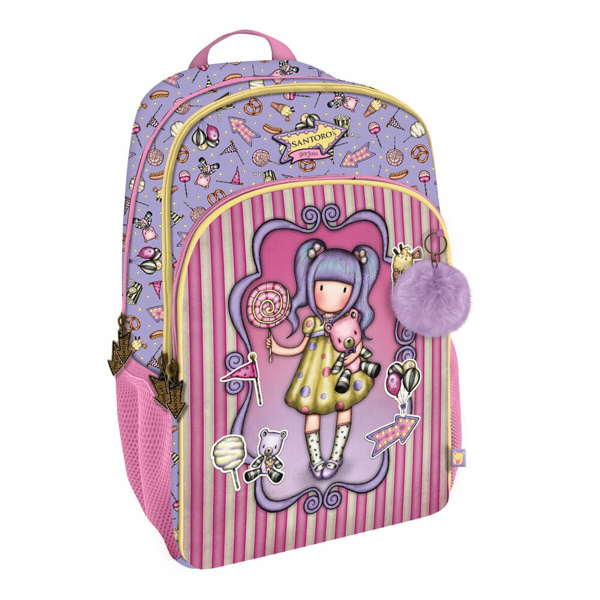 School Bag Gorjuss First prize Lilac 29 x 45 x 17 cm School Bag Gorjuss First prize Lilac 29 x 45 x 17 cm