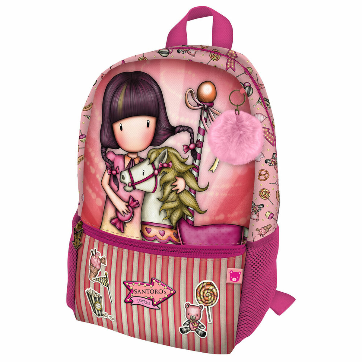 School Bag Gorjuss Carousel Salmon 26 x 34 x 11.4 cm School Bag Gorjuss Carousel Salmon 26 x 34 x 11.4 cm