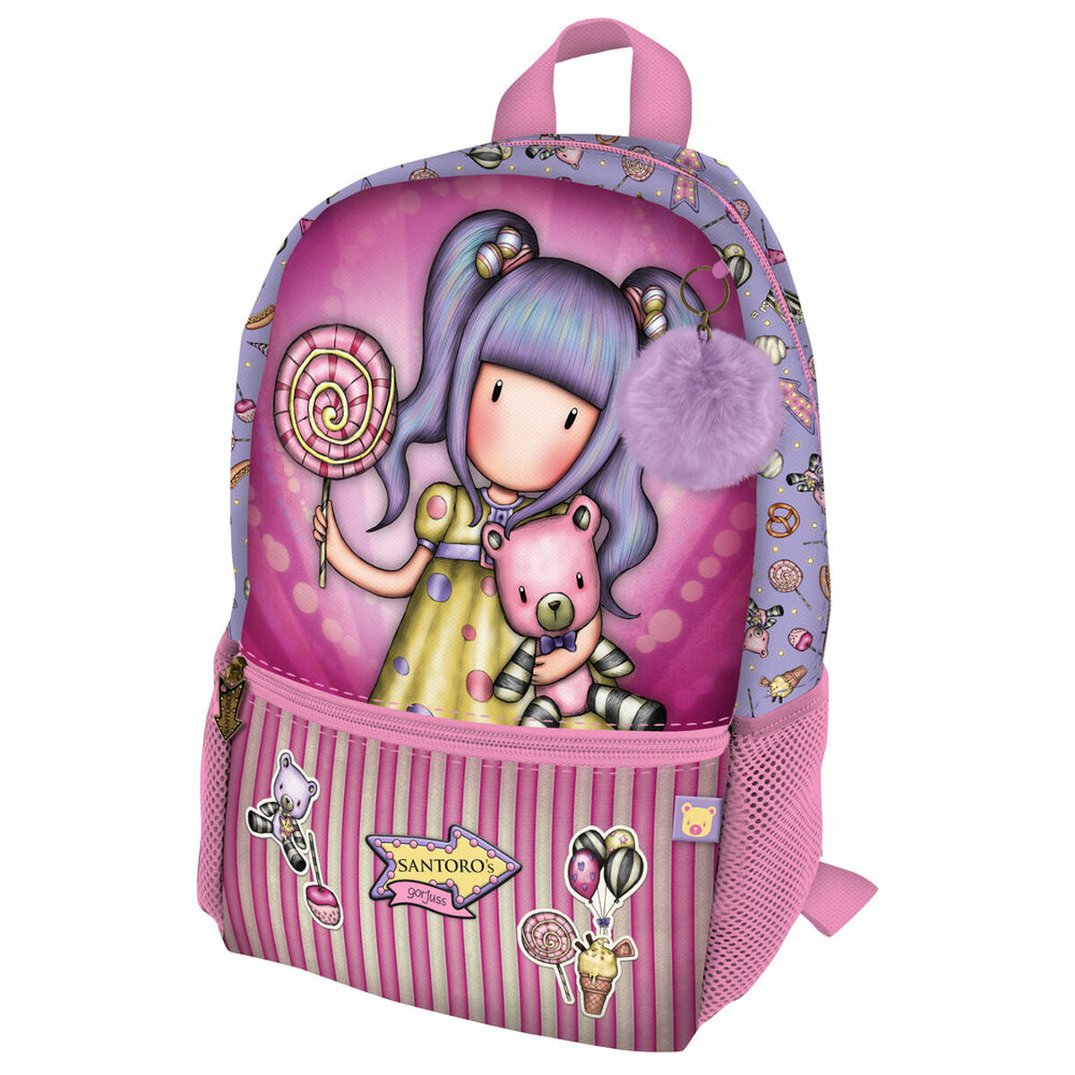 School Bag Gorjuss First prize Lilac 26 x 34 x 11.4 cm School Bag Gorjuss First prize Lilac 26 x 34 x 11.4 cm