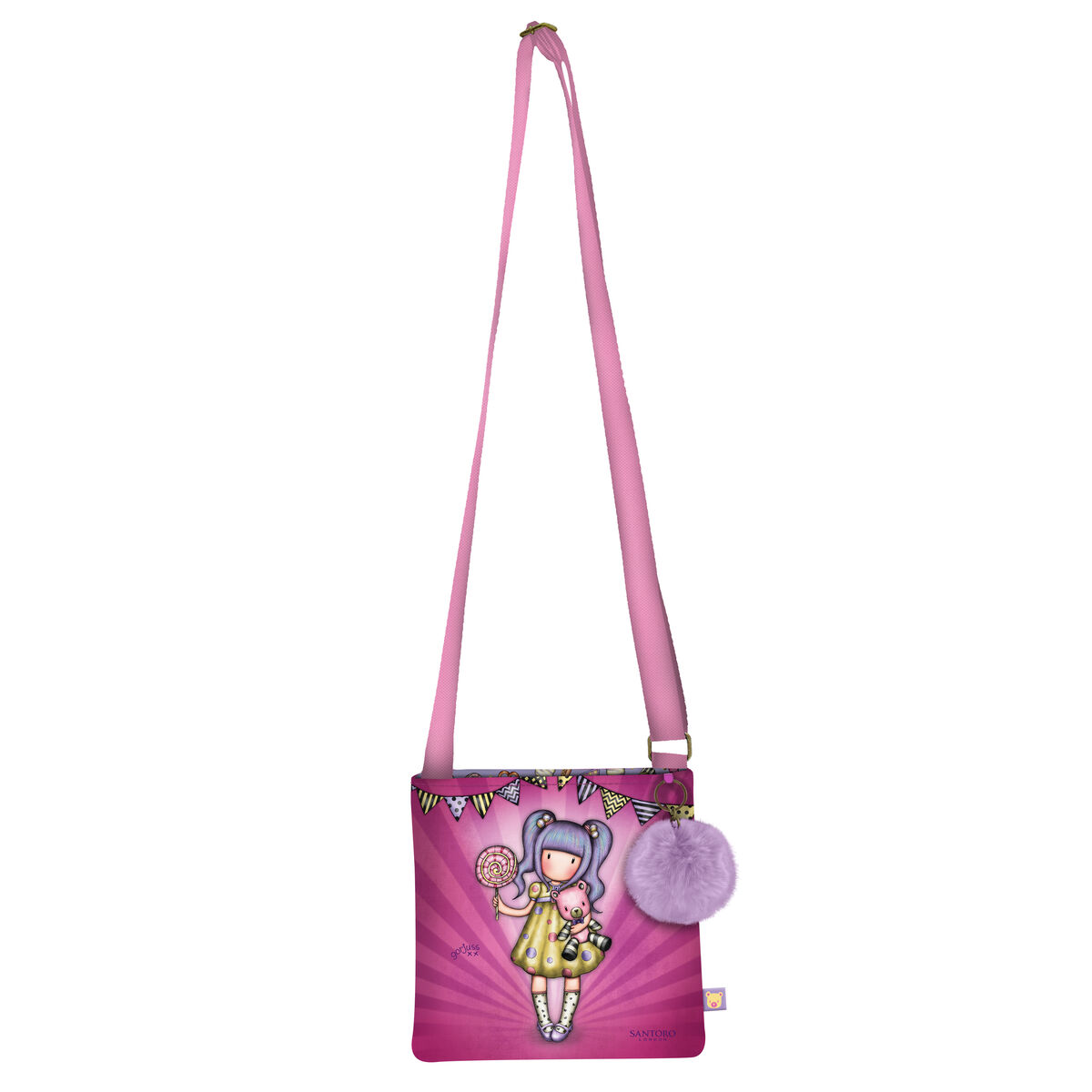 Shoulder Bag Gorjuss First prize Lilac (21 x 20 x 1.5 cm) Shoulder Bag Gorjuss First prize Lilac (21 x 20 x 1.5 cm)