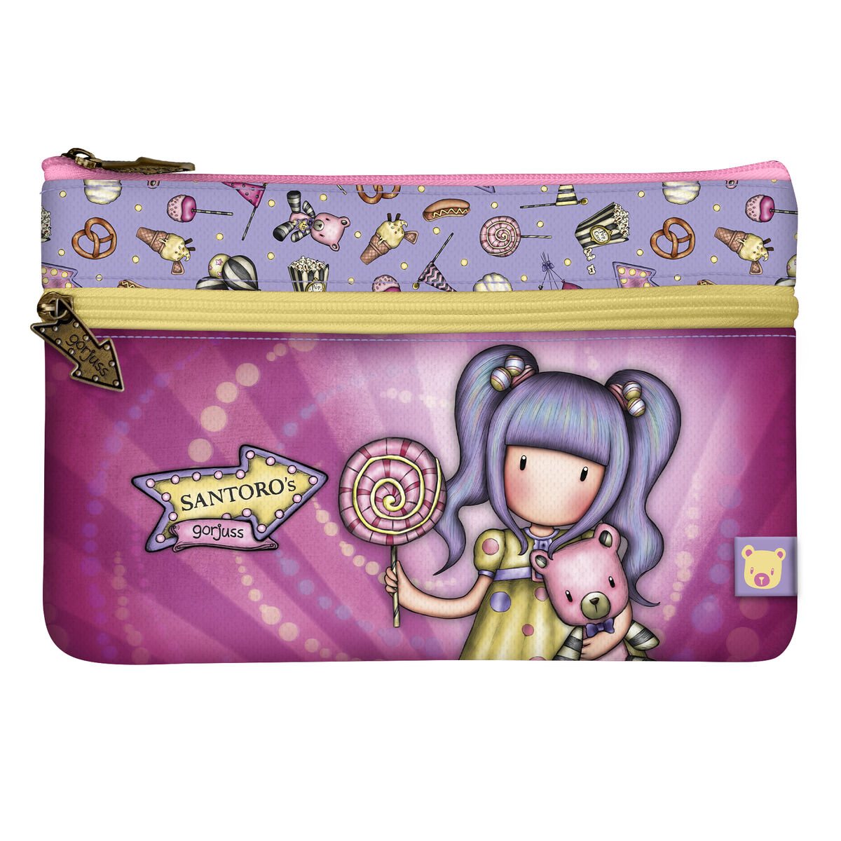 School Case Gorjuss First prize Lilac (23.4 x 15.5 x 1.5 cm) School Case Gorjuss First prize Lilac (23.4 x 15.5 x 1.5 cm)