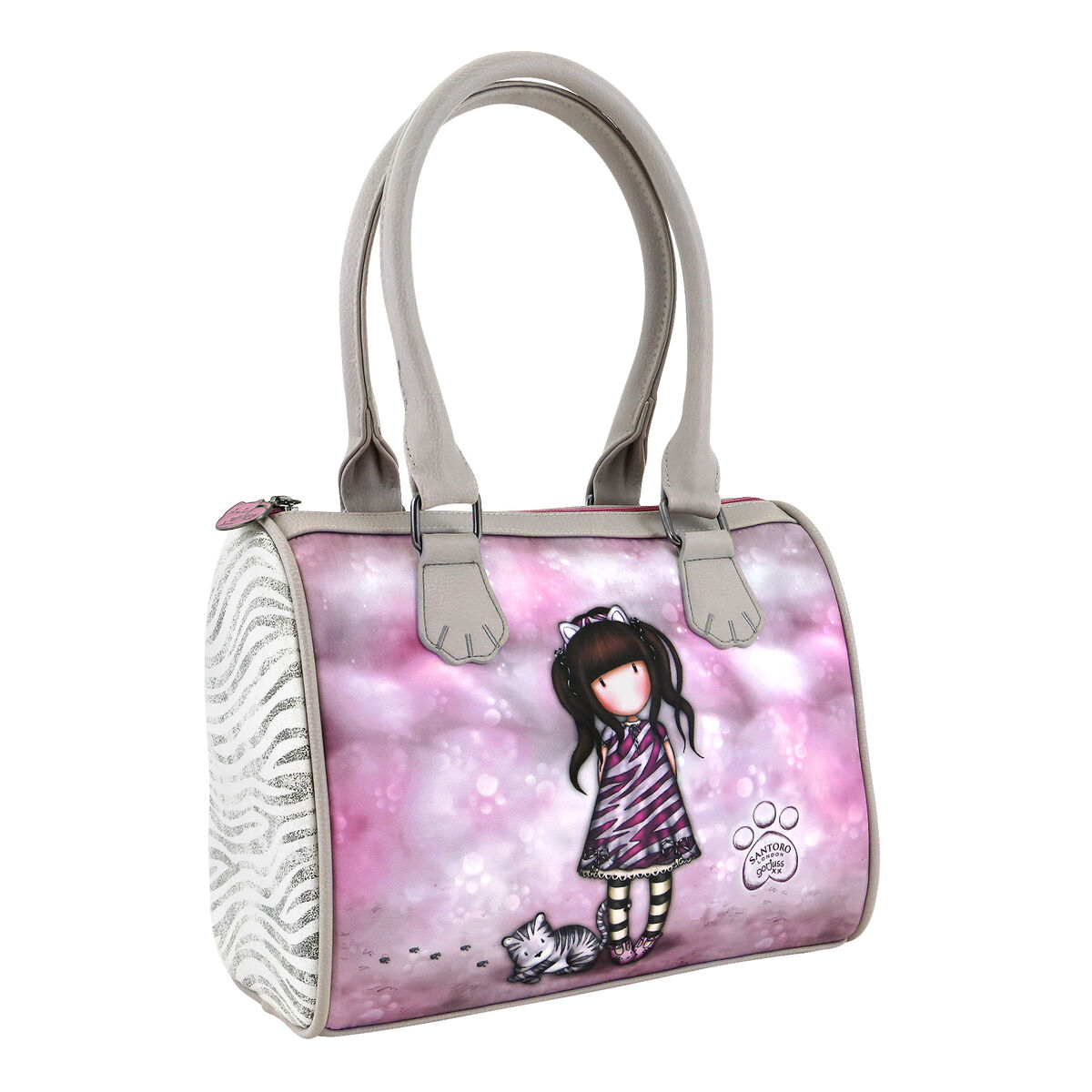 Hand bag Gorjuss Ruby wild Grey (28 x 22 x 13 cm) Hand bag Gorjuss Ruby wild Grey (28 x 22 x 13 cm)
