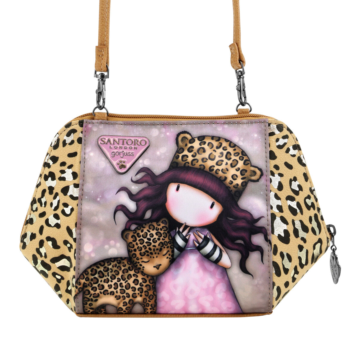 Shoulder Bag Gorjuss Leopard (26 x 15,5 x 9,5 cm) Shoulder Bag Gorjuss Leopard (26 x 15,5 x 9,5 cm)