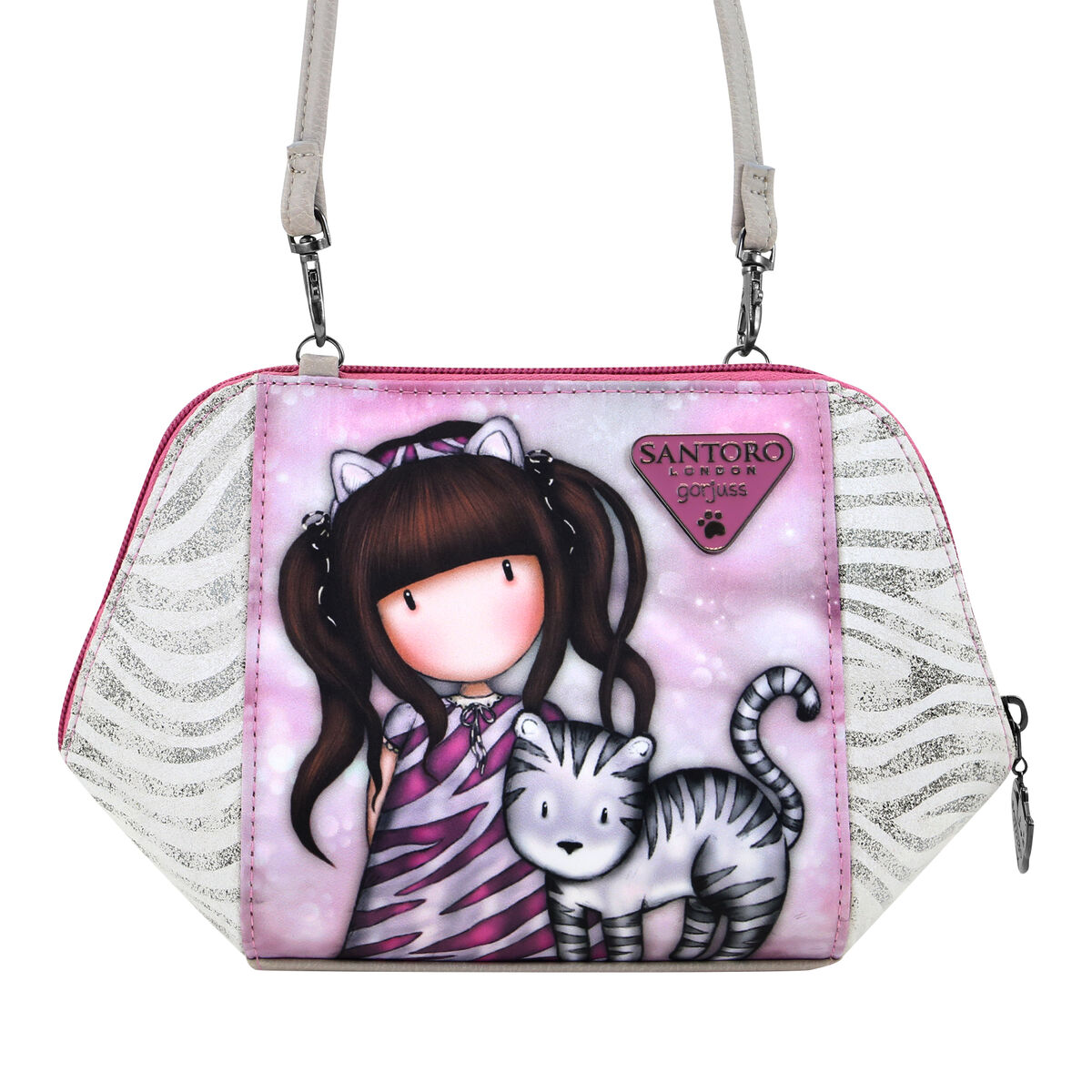 Shoulder Bag Gorjuss Ruby wild Grey (26 x 15,5 x 9,5 cm) Shoulder Bag Gorjuss Ruby wild Grey (26 x 15,5 x 9,5 cm)