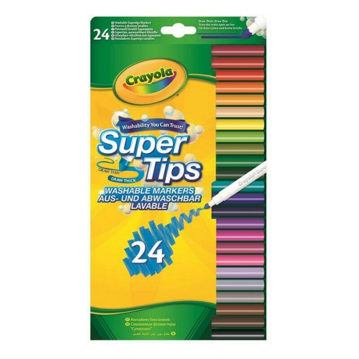 felt-tip pens Crayola B01BF6F20K Washable (24 uds) felt-tip pens Crayola B01BF6F20K Washable (24 uds)