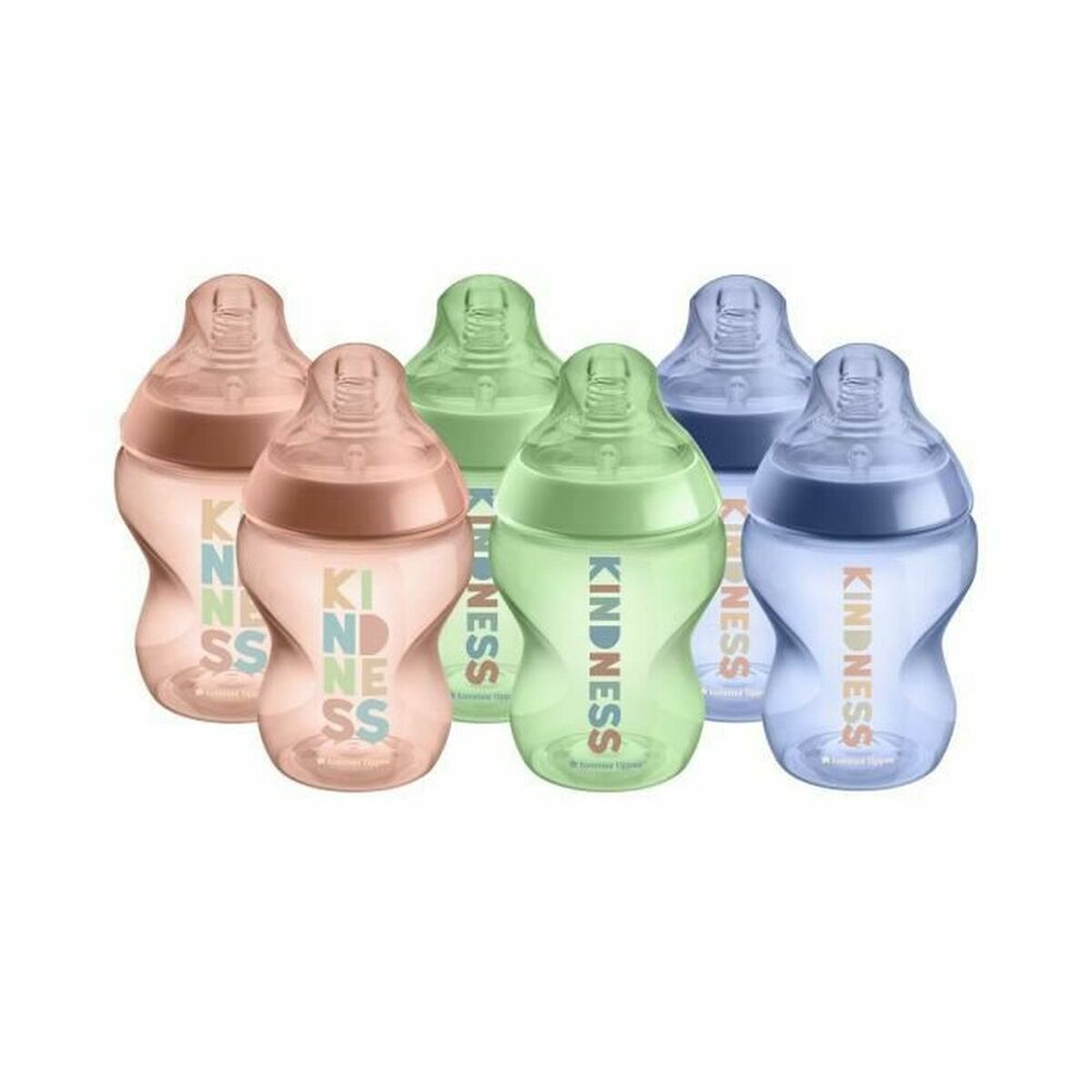 Set of baby’s bottles Tommee Tippee 6 uds (260 ml) Set of baby’s bottles Tommee Tippee 6 uds (260 ml)