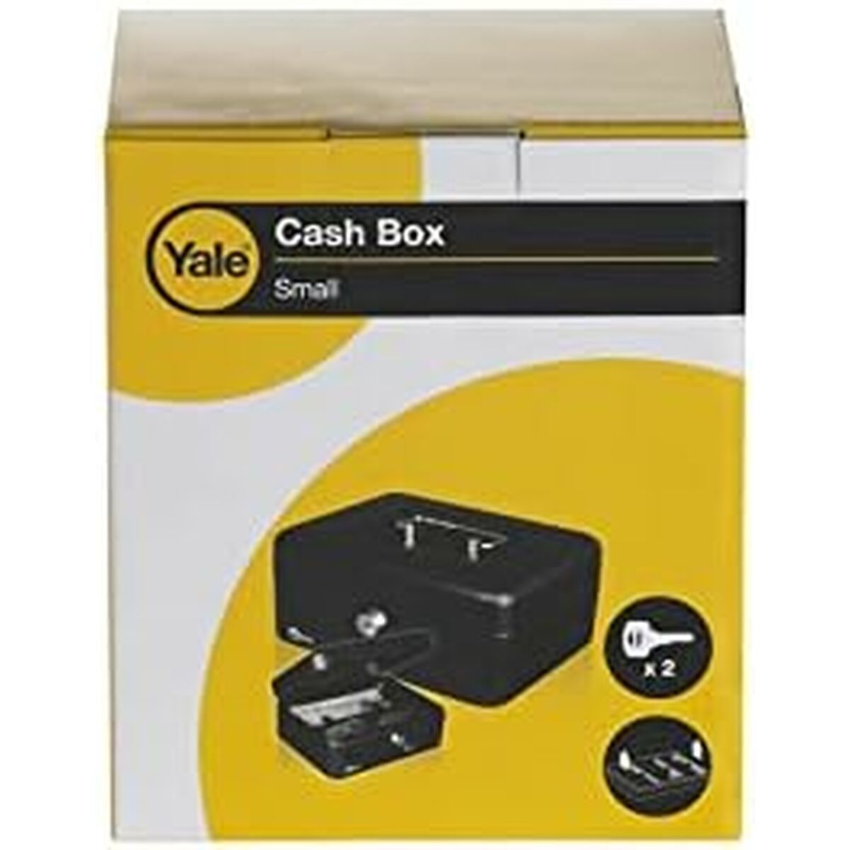 Safety-deposit box Yale Y-CB0800NFP Black Metal Steel
