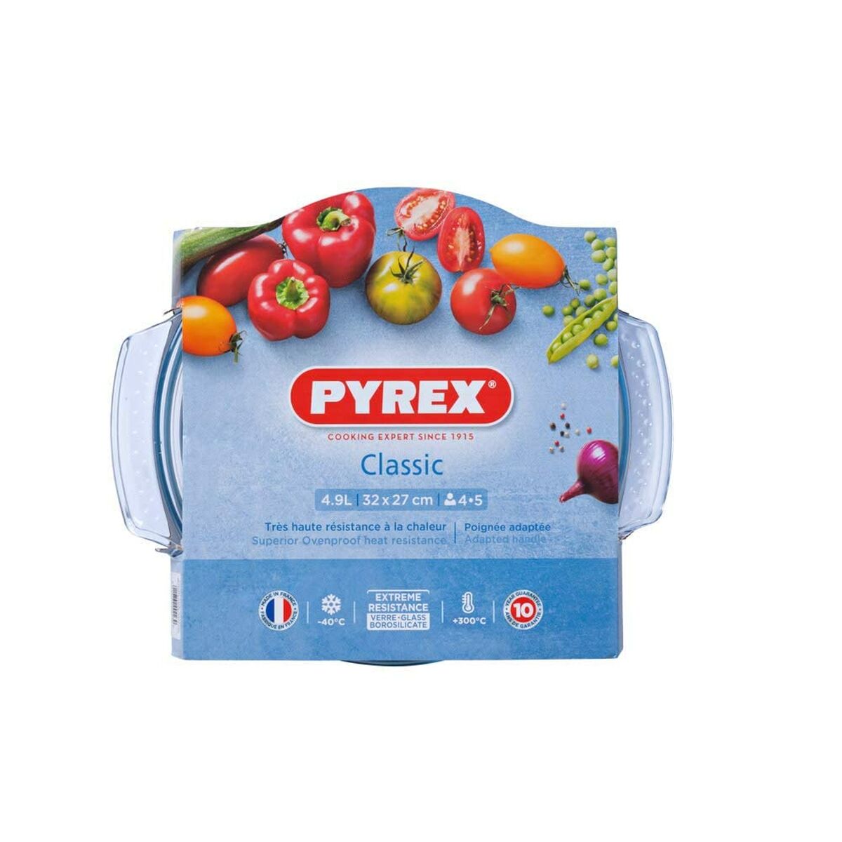 Casserole with glass lid Pyrex 118A000/5043 Transparent