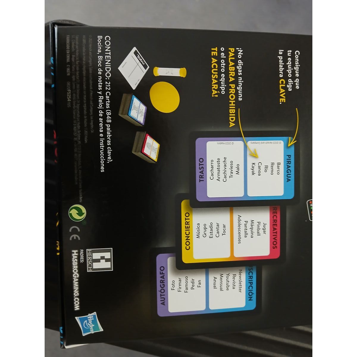 Board game Hasbro Tabú (ES)