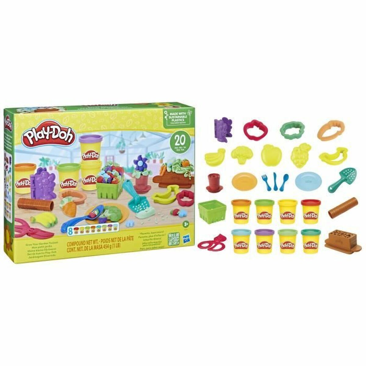 Modelling Clay Game Play-Doh My Little Garden Multicolour Modelling Clay Game Play-Doh My Little Garden Multicolour