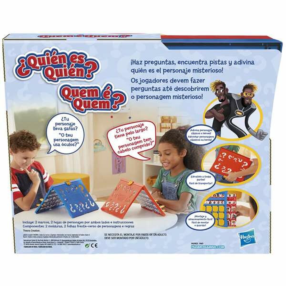 Board game Hasbro Â¿QuiÃ©n es quiÃ©n? ES, PT