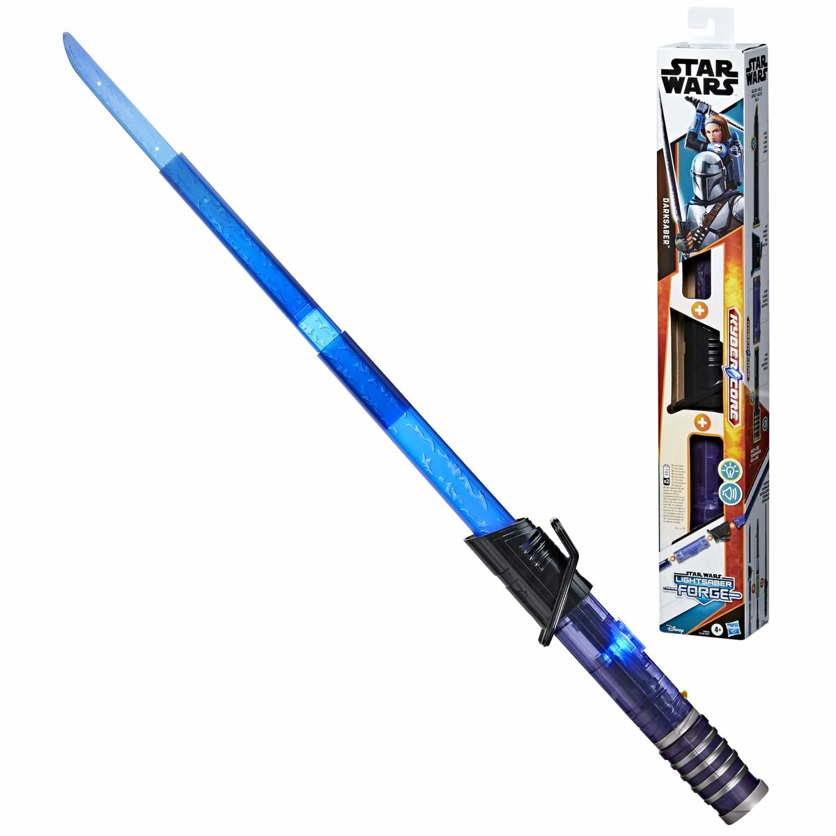 Toy Sword Hasbro Mandalorian Electronic Lightsaber Darksaber Toy Sword Hasbro Mandalorian Electronic Lightsaber Darksaber