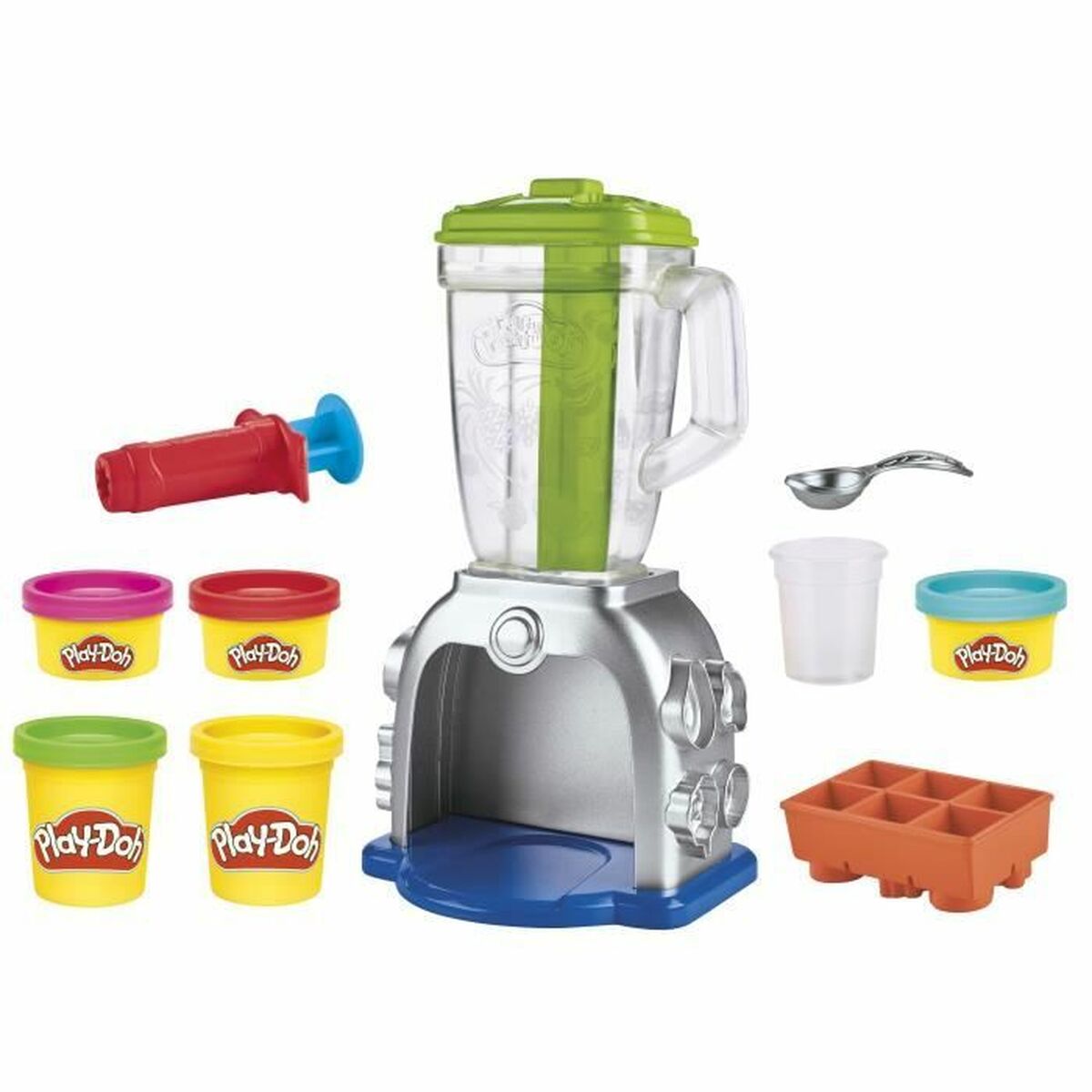 Modelling Clay Game Hasbro Kitchen Green Multicolour