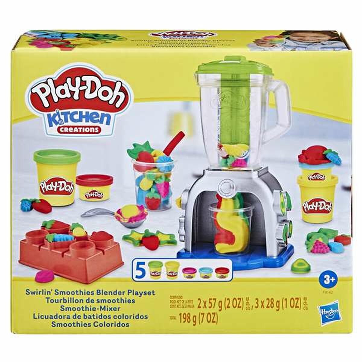 Modelling Clay Game Hasbro Kitchen Green Multicolour