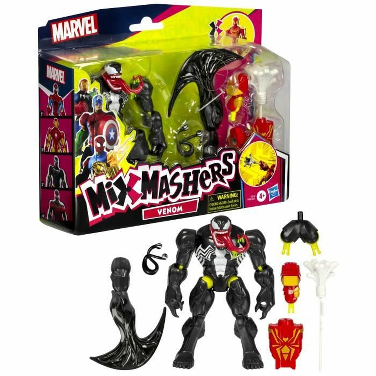 Jointed Figure Hasbro MixMashers Venom Deluxe Jointed Figure Hasbro MixMashers Venom Deluxe
