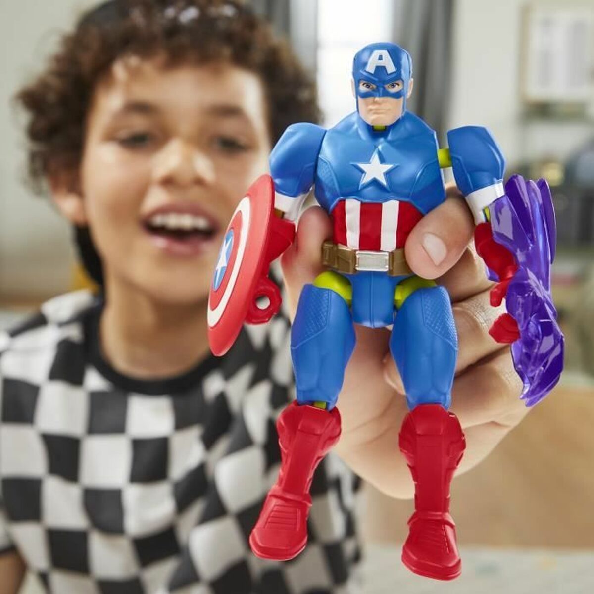 Jointed Figure Hasbro Capitn Amrica