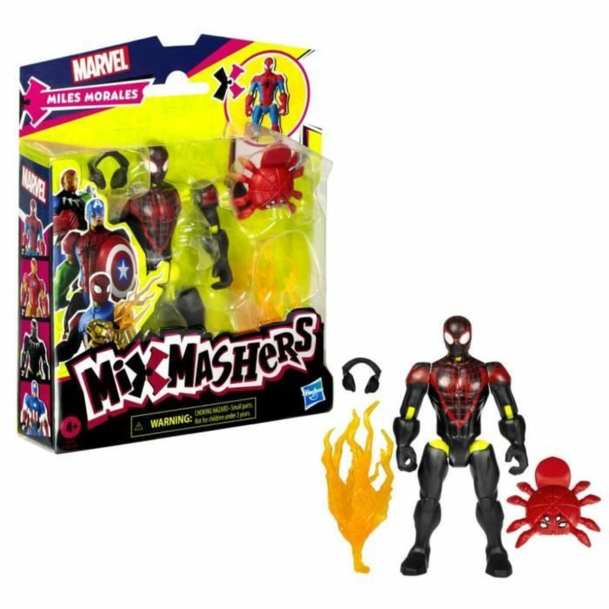 Jointed Figure Hasbro MixMashers Miles Morales Jointed Figure Hasbro MixMashers Miles Morales