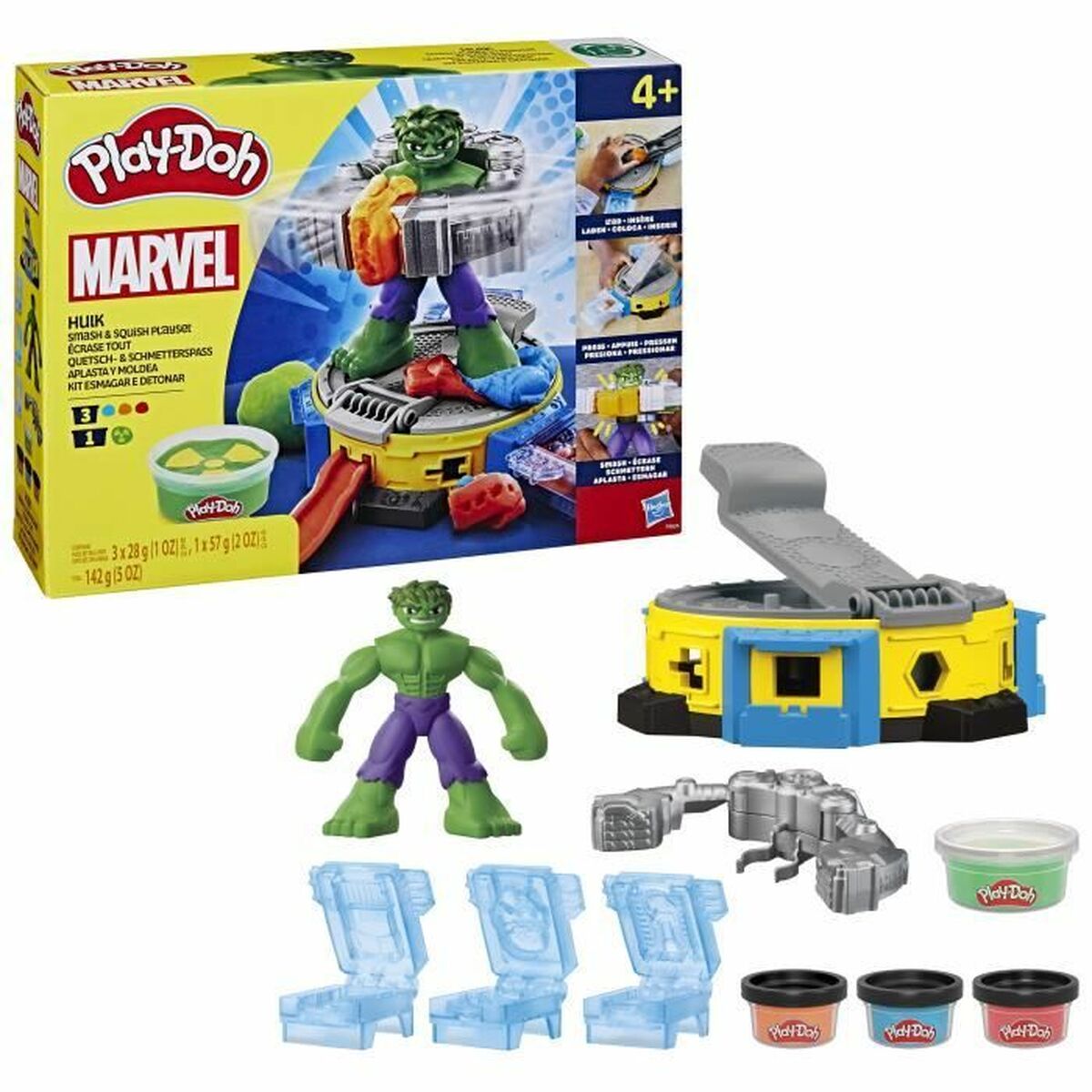 Modelling Clay Game Play-Doh Hulk Smash It All Multicolour Modelling Clay Game Play-Doh Hulk Smash It All Multicolour