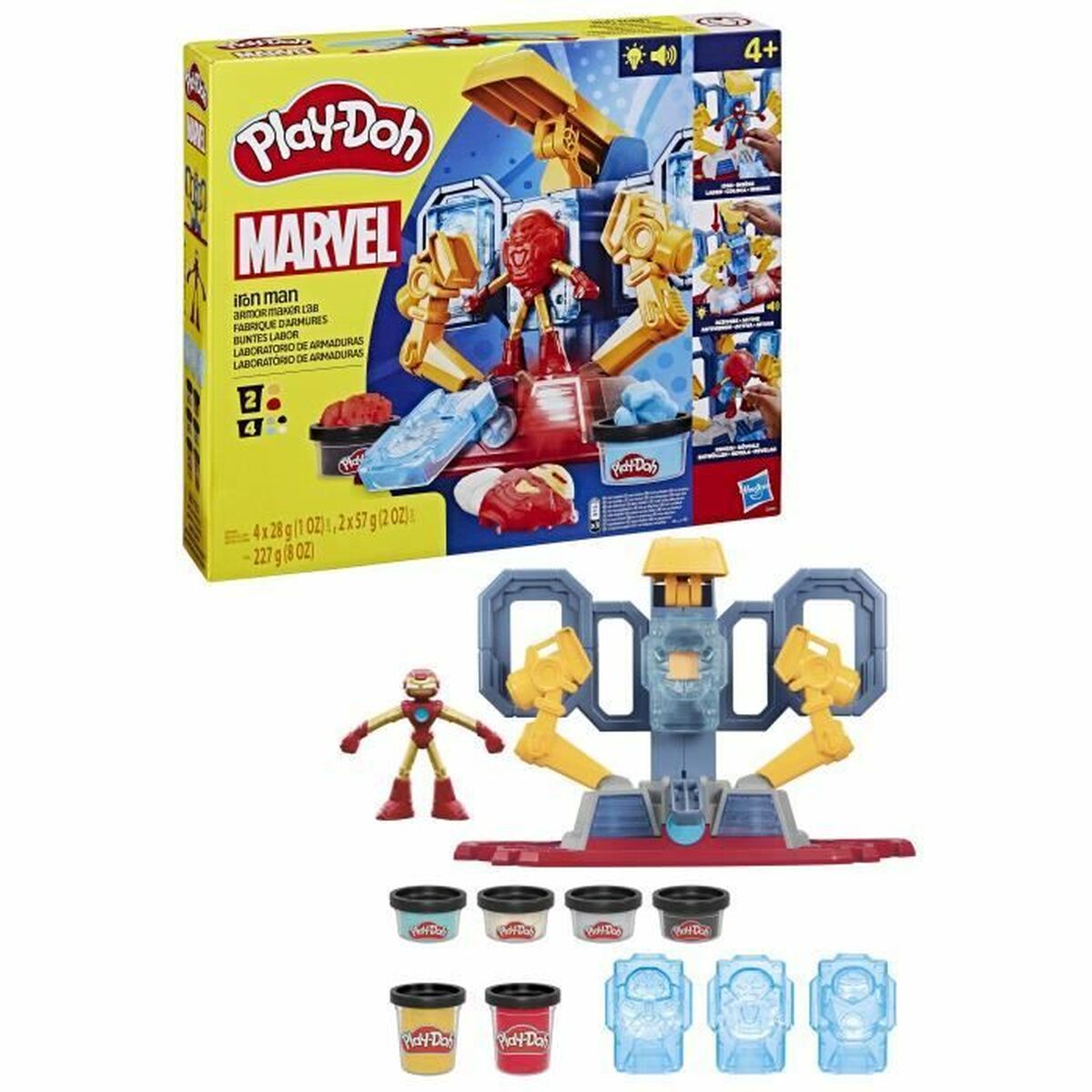 Modelling Clay Game Play-Doh Iron Man Armor Factory Yellow Modelling Clay Game Play-Doh Iron Man Armor Factory Yellow