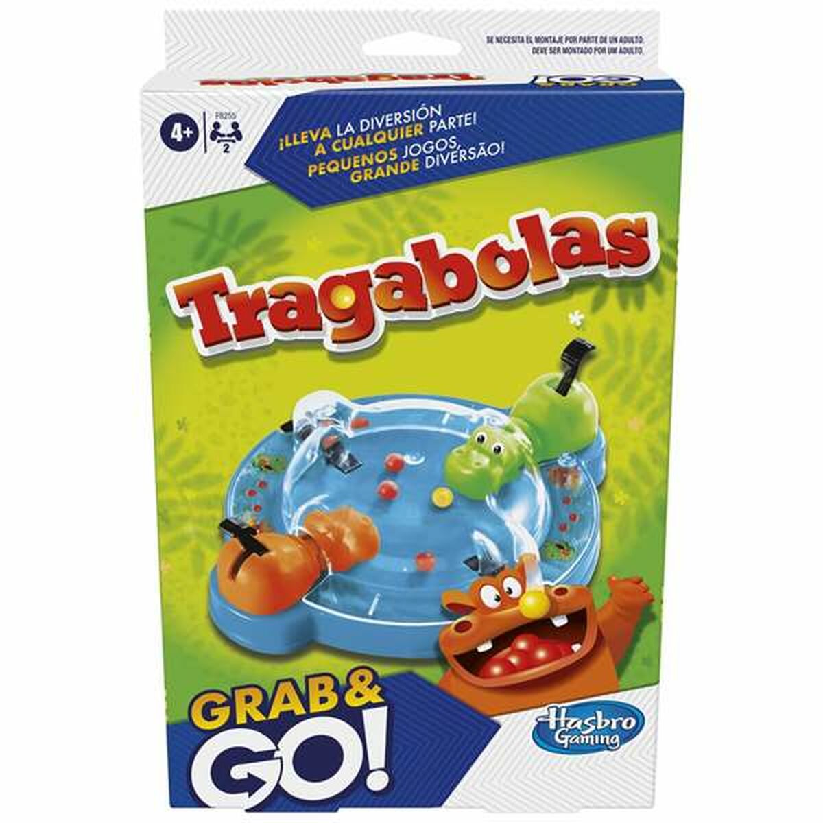 Board game Hasbro Hippos Grab And Go