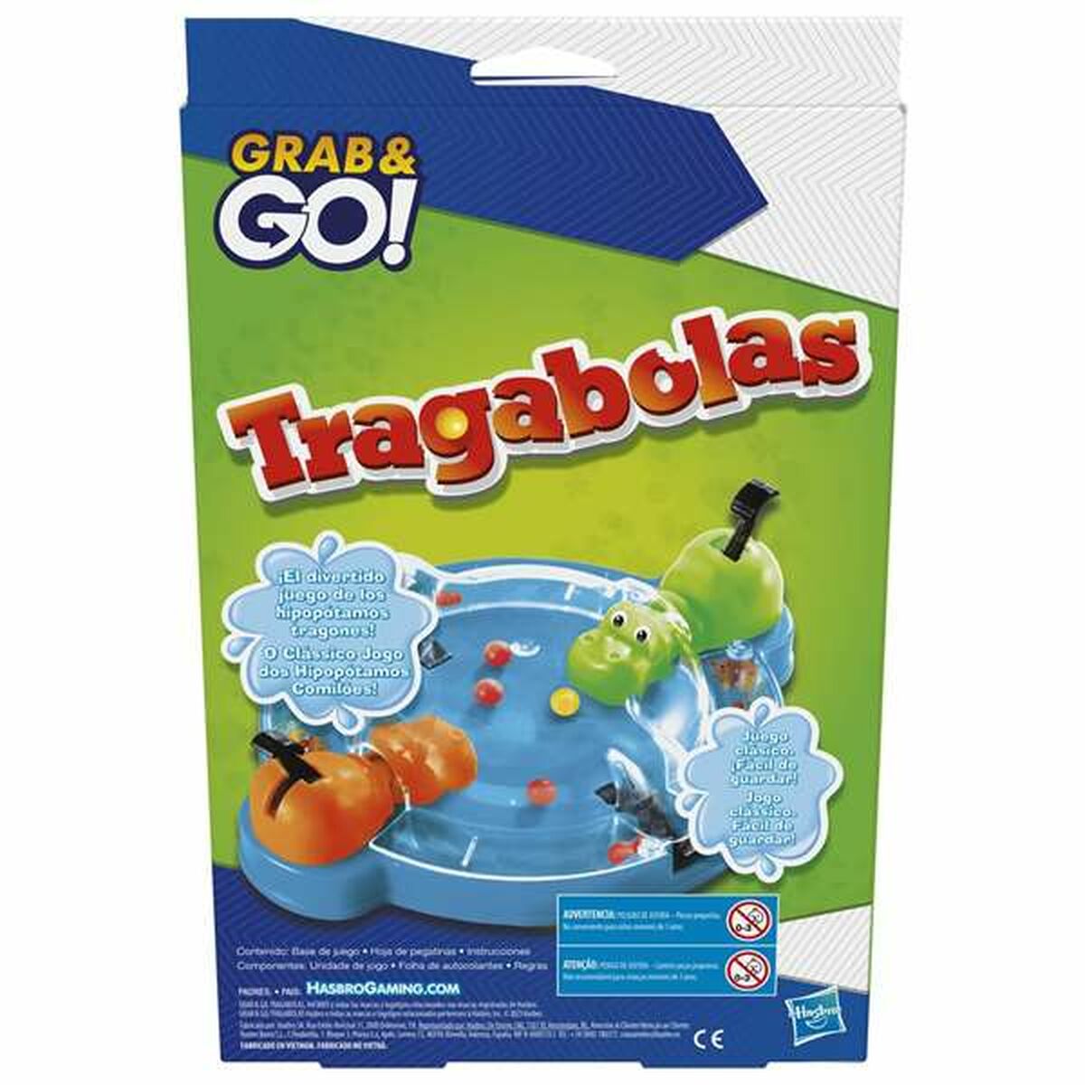 Board game Hasbro Hippos Grab And Go