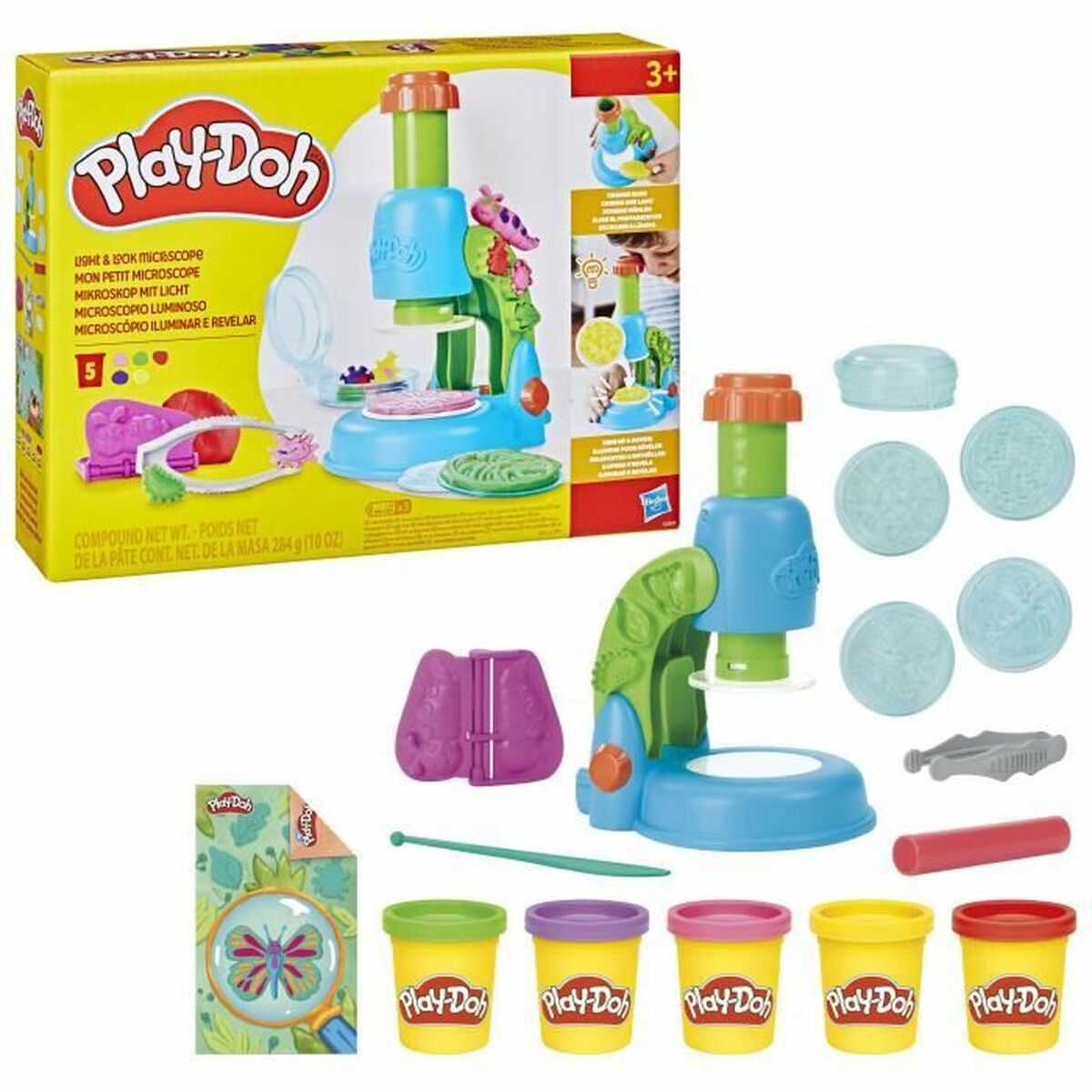 Modelling Clay Game Play-Doh Mi Pequeño Microscopio Yellow Modelling Clay Game Play-Doh Mi Pequeño Microscopio Yellow