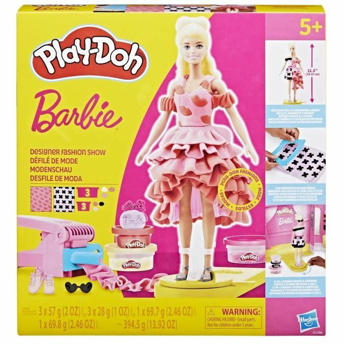Modelling Clay Game Play-Doh Barbie Designer Fashion Show Multicolour Modelling Clay Game Play-Doh Barbie Designer Fashion Show Multicolour